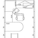 8×10.5, 84 sq/ft Typical Layout