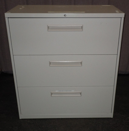 Haworth 3 Drawer Locking Lateral File Re Form