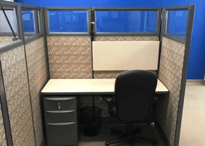 As Is Herman Miller Action Office Series 2 Workstations