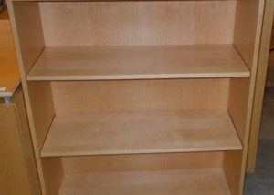AS IS Teknion Bookcase With 2 Adjustable Shelves