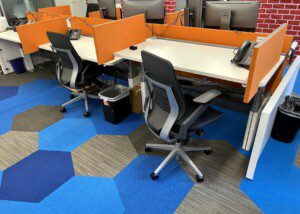 Used Steelcase Benching Workstations